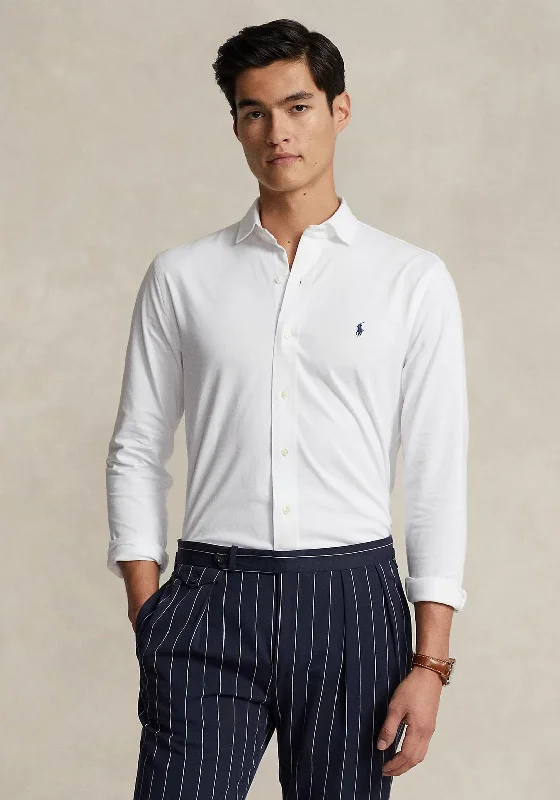 Ralph Lauren Classic Jersey Shirt, WhitePainted Shirts