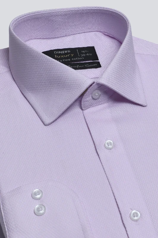 Light Pink Self Formal ShirtCotton Shirts