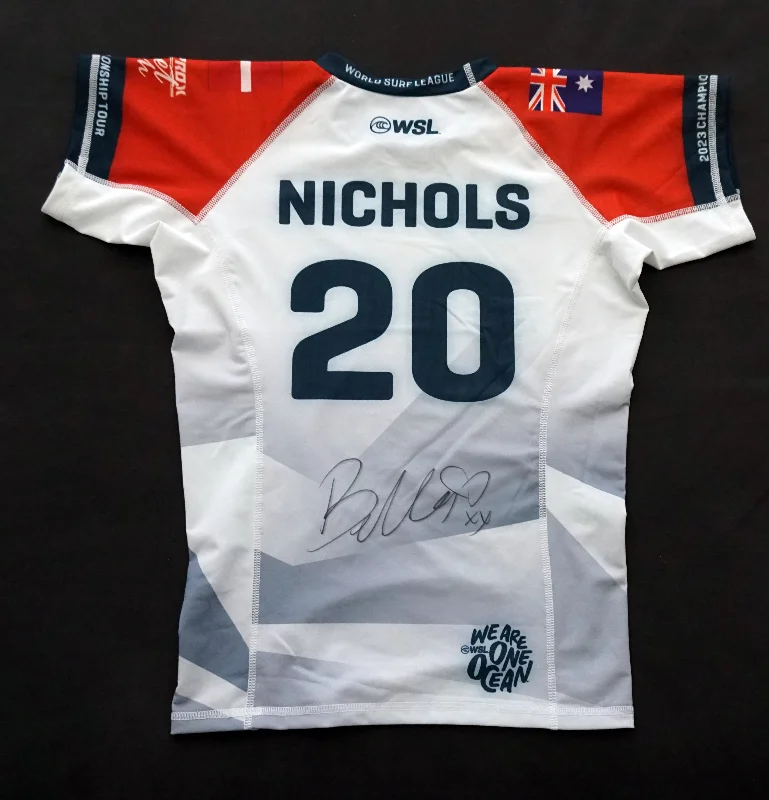 Signed Isabella Nichols Competition Jersey (2023 Hurley Pro Sunset Beach)