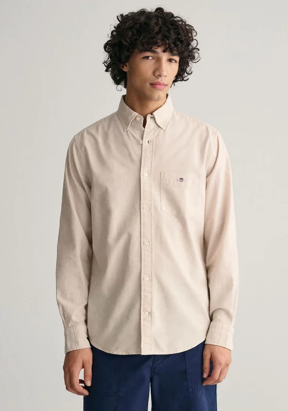 Gant Oxford Shirt, Dry SandOutdoor Shirts