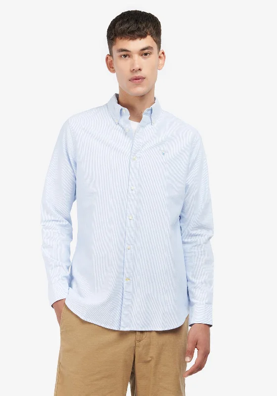 Barbour Men’s Oxtown Tailored Striped Shirt, Sky BlueStatement Shirts