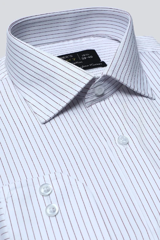 Red Stripes Formal ShirtBranded Shirts