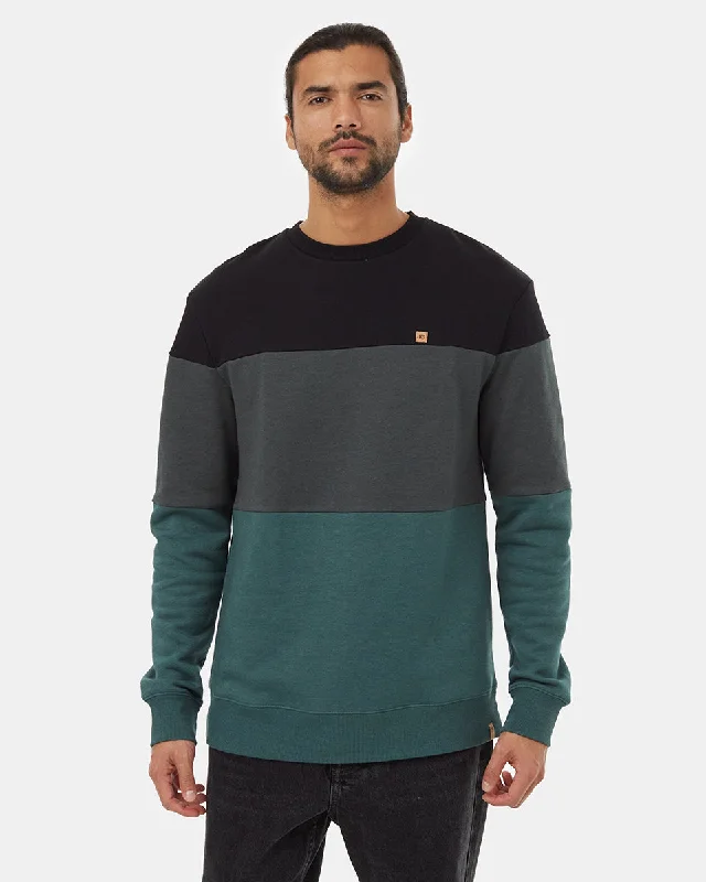 TreeFleece Blocked Classic CrewCrewneckcommunity