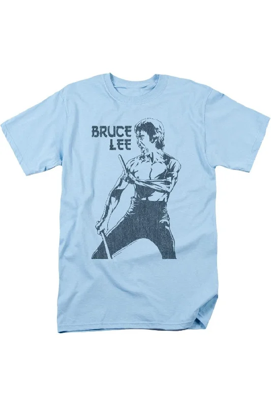 Bruce Lee Fighter Short Sleeve Adult Tee / T-ShirtHiking Short Sleeve Tops