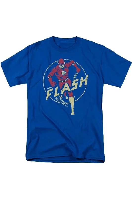 DC Comics Flash Flash Comics Short Sleeve Adult Tee / T-ShirtFormal Short Sleeve Tops