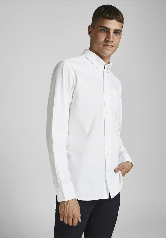 Jack & Jones Brook Oxford Shirt, WhiteBand Merch Shirts