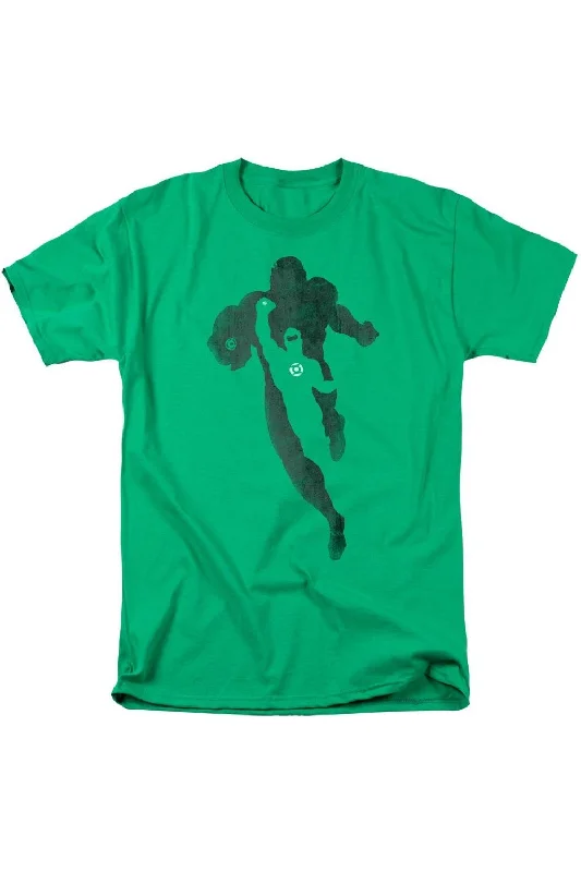 DC Comics Lantern Knockout Short Sleeve Adult Tee / T-ShirtCrewneck Short Sleeve Tops