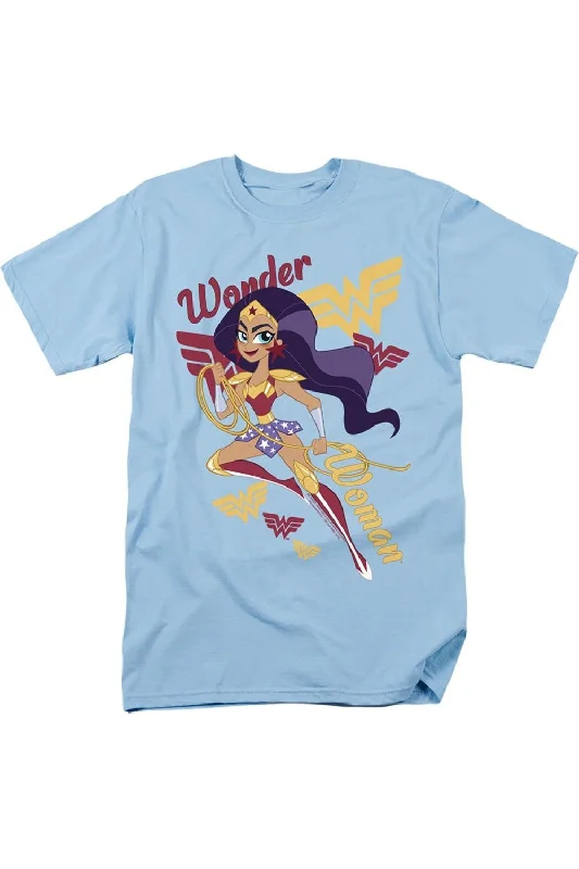 DC Comics Superhero Girls Wonder Woman Short Sleeve Adult Tee / T-ShirtBamboo Short Sleeve Tops