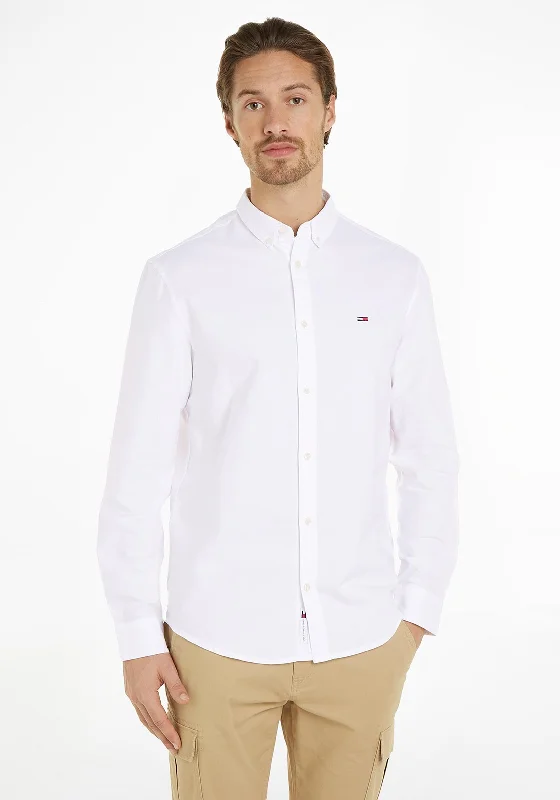 Tommy Jeans Entry Oxford Shirt, WhiteCamping Shirts