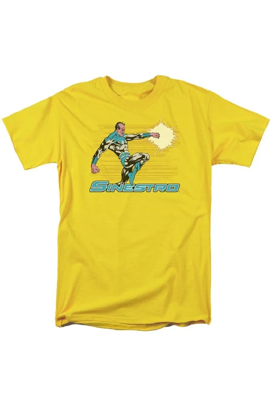 DC Comics Sinestro Short Sleeve Adult Tee / T-ShirtLounge Short Sleeve Tops