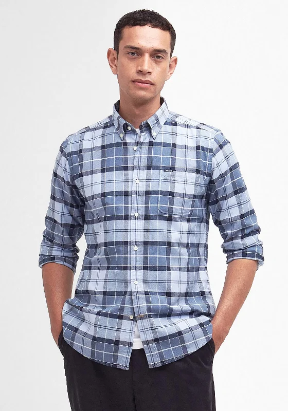 Barbour Men’s Lewis Tailored Tartan Shirt, Berwick BlueFestival Shirts