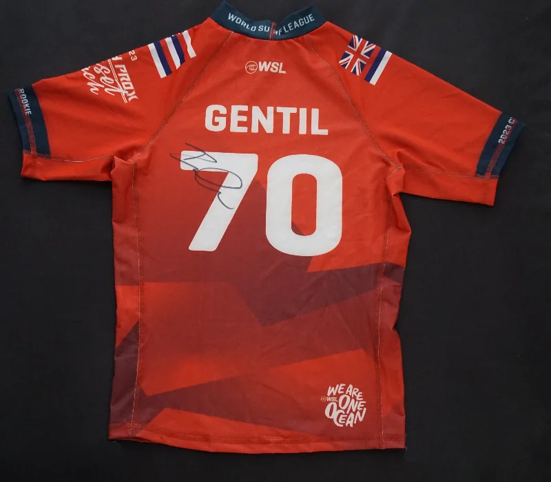 Signed Ian Gentil Competition Jersey (2023 Hurley Pro Sunset Beach)