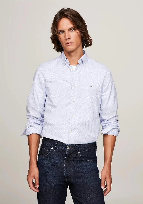 Tommy Hilfiger Flex Micro Print Shirt, Cloudy BlueUrban Shirts