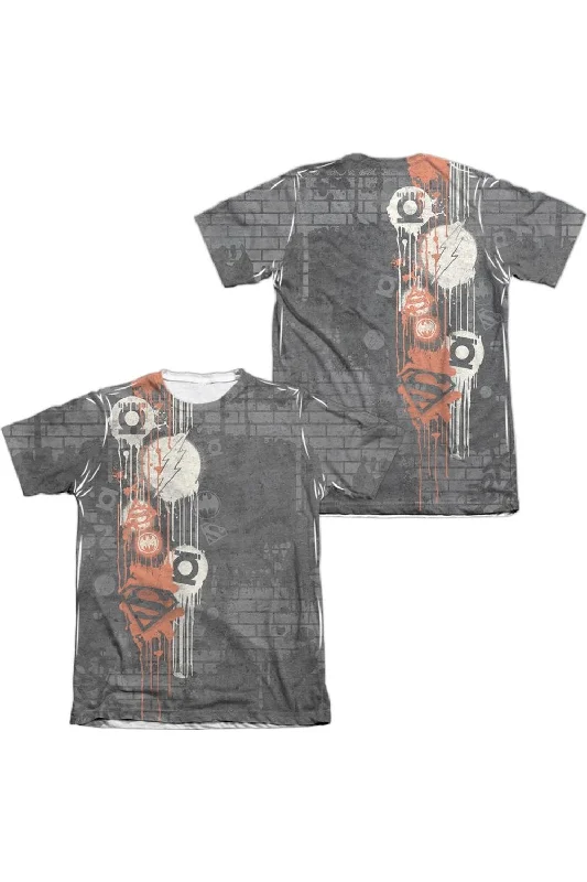 DC Comics Oh The Urbanity (Front/Back Print) Adult 65/35 Poly/Cotton Short Sleeve Tee / T-ShirtGym Short Sleeve Tops