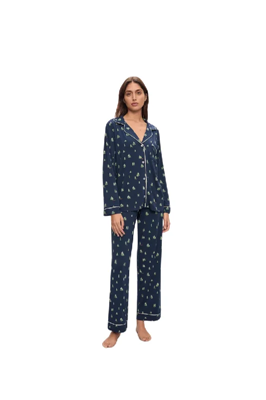 Gisele Printed Tencel Modal Long PJ Set