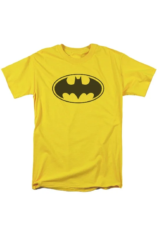 Batman Black Bat Short Sleeve Adult Tee / T-ShirtPlush Short Sleeve Tops