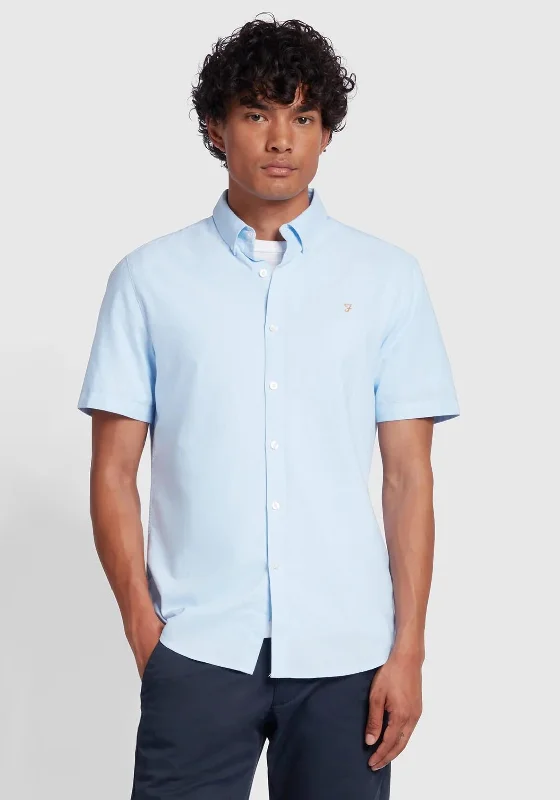 Farah Brewer Oxford Shirt, Sky BlueDesigner Shirts