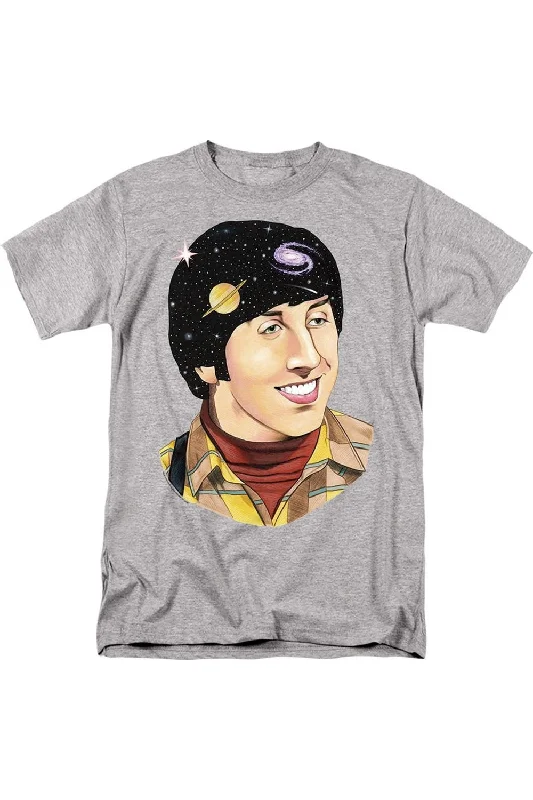 Big Bang Theory Howard Space Short Sleeve Adult Tee / T-ShirtThermal Short Sleeve Tops